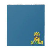 Aloha Pineappy Collection Bloc-notes Turquoise (Devant)
