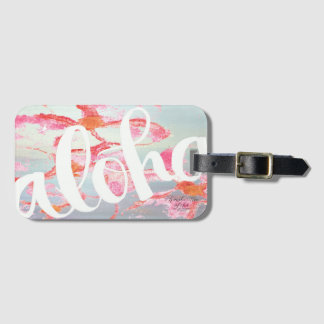 Aloha Plumeria Bagage Label