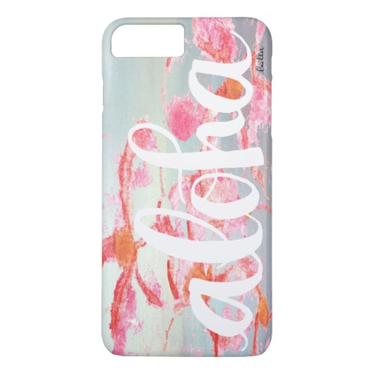 Aloha Plumeria iPhone Hoesje (Achterkant)