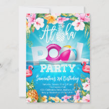 Aloha Pool Party Verjaardag