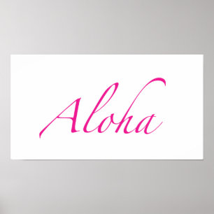 Aloha-Posters en -Prints Poster