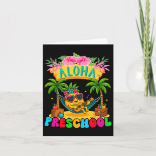 Aloha Preschool Pineapple Hawaii Terug naar School Kaart