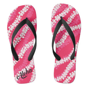 Aloha print slippers - teenslippers