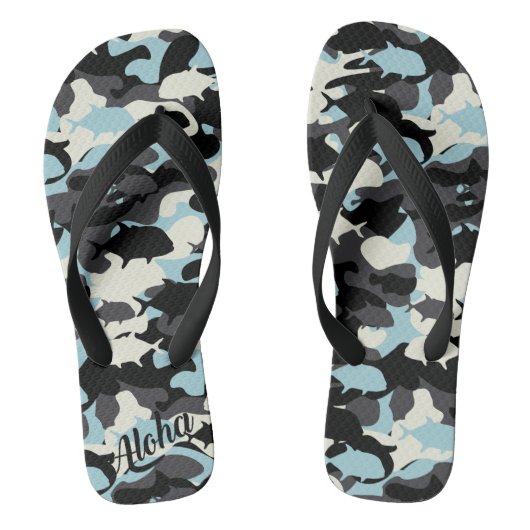 Aloha print slippers - teenslippers (Voetbed)