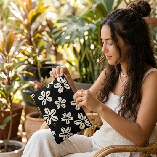 Aloha-print tropische kaurischel etui