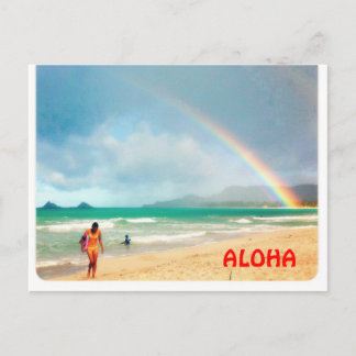 Aloha Rainbow Briefkaart