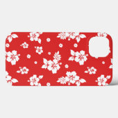 Aloha Red Classic Hawaiian Seamless Pattern Case-Mate iPhone Case (Achterkant (horizontaal))