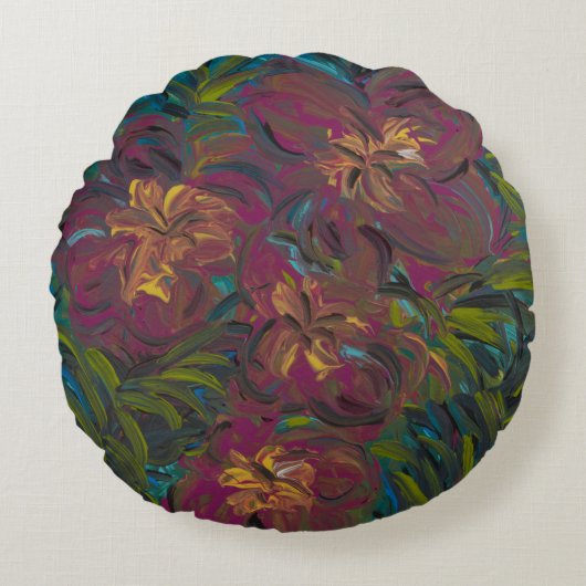 Aloha Rond Kussen (Voorkant)