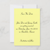 Aloha Save the Date Tropical Night Hawaiian Hawaï (Achterkant)