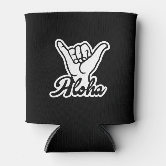 Aloha Shaka Hand, Hang Loose sign Blikjeskoeler (Voorkant)