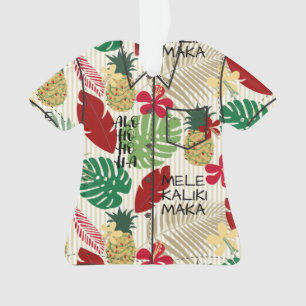 Aloha Shirt de vacances tropicales hawaïennes ALO-