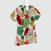 Aloha Shirt de vacances tropicales hawaïennes ALO- (devant)