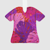 Aloha Shirt en feuille de monstère hawaïenne aquar (dos)