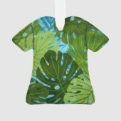 Aloha Shirt en feuille de monstère hawaïenne aquar (dos)