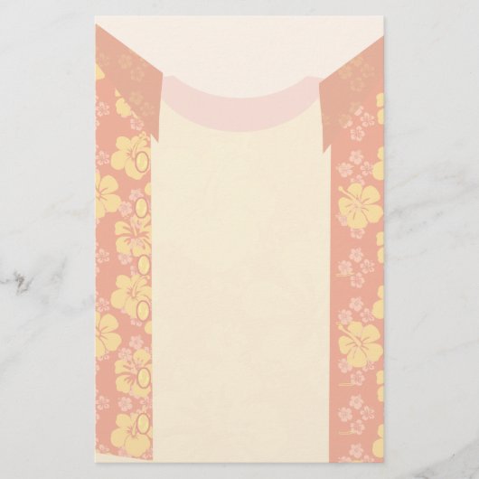 Aloha Shirt Stationery Briefpapier (Voorkant)
