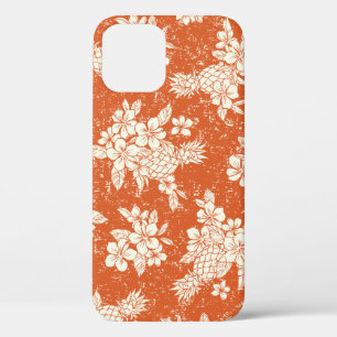 Aloha Spirit: harmonie tussen Hibiscus en ananas. iPhone 12 Hoesje