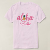 Aloha Stam Pink T-shirt (Design voorkant)