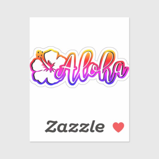 Aloha Sticker (Vel)