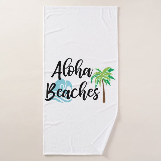 aloha-stranden badhanddoek (Badhanddoek)