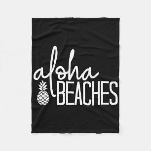 Aloha Stranden Cute Strand Bruidsmeisjes Afscheids Fleece Deken