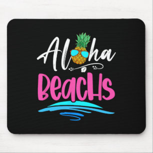Aloha Stranden Hawaii Hawaiaanse Ananas Schattig S Muismat