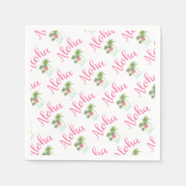 Aloha-stranden Hawaiian Style Party Cool Servetten