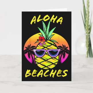 Aloha Stranden T-shirt Vrouwen Mannen Peuters Anan Kaart