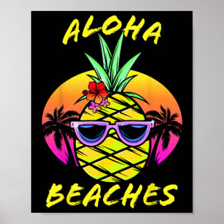 Aloha Stranden T-shirt Vrouwen Mannen Peuters Anan Poster