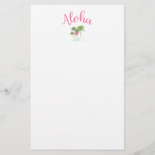 Aloha strandt Hawaiian Style Summera Briefpapier