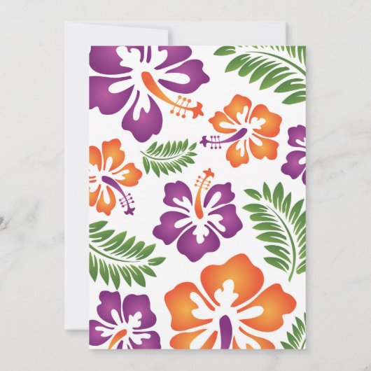 Aloha Summer Luau Invitation (Dos)