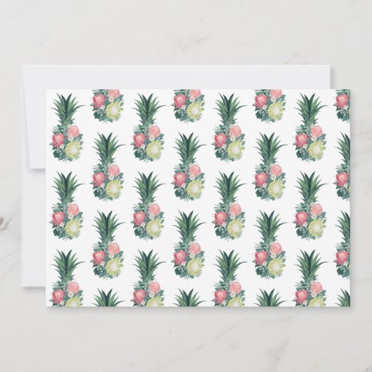 Aloha Summer Luau Party Invitation (Dos)