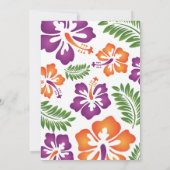 Aloha Summer Luau Uitnodiging (Achterkant)