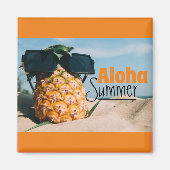 Aloha Summer - Magnet Carré (Devant)