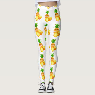 Aloha Summer Pineapple_ Hawaiiaanse eilanden Leggings