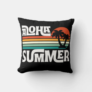 ALOHA SUMMER VIBES Retro Kussen