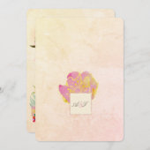 Aloha Sunrise Arch Waterverf Uitnodiging (Voorkant / Achterkant)