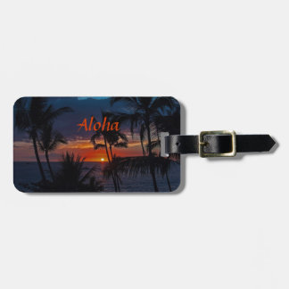 Aloha Sunset Bagagelabel