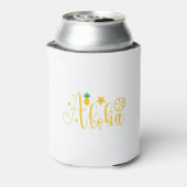 Aloha-Surfer- Palms-Tropisch-Retro-Beach-Funny Blikjeskoeler (Blikje Achterkant)