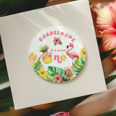 Aloha Sweet One Hawaii luau verjaardagsfeestje Ronde Sticker