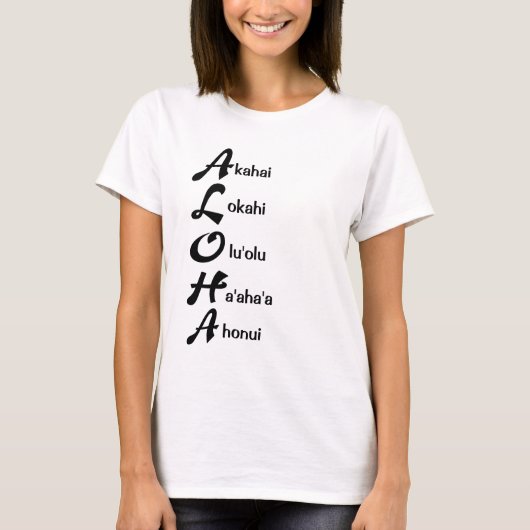 Aloha T-shirt (Voorkant)
