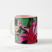 "Aloha tasse de Plumeria de miels" (Devant gauche)