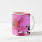 "Aloha tasse rose de ketmie de miels" (Devant droit)