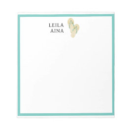 Aloha Teenslippers Notitieblok