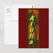 Aloha-teken Briefkaart (Voorkant / Achterkant)