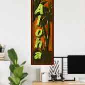 Aloha-teken Poster (Thuiskantoor)