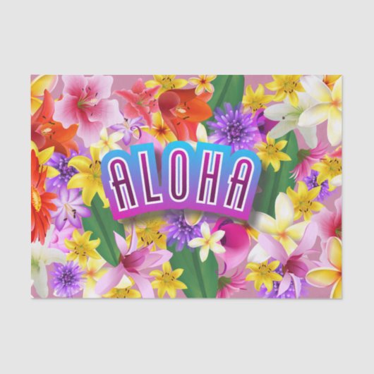 Aloha! Tissuepapier (Voorkant)