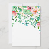 Aloha Trente Tropical Luau Invitation Anniversaire (Dos)