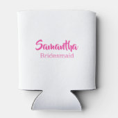 Aloha Tribe Bridesmaid Monogram Blikjeskoeler (Achterkant)