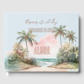 Aloha Tropical Beach Palm Trees Mariage (Recto)
