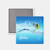 Aloha Tropical Fish Magnet (Recto/Verso)